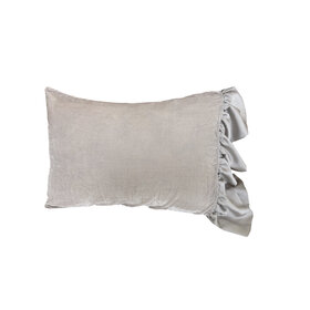Stella Pillowcase Queen Gray