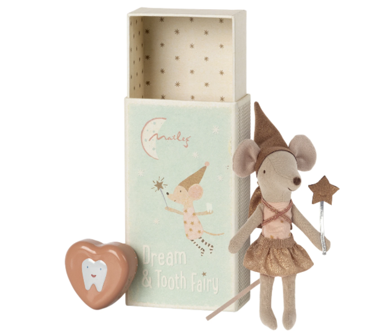 Big Sister Tooth Fairy Mouse in Matchbox