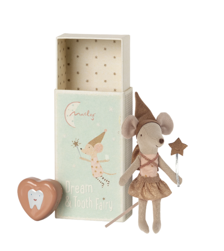 Big Sister Tooth Fairy Mouse in Matchbox