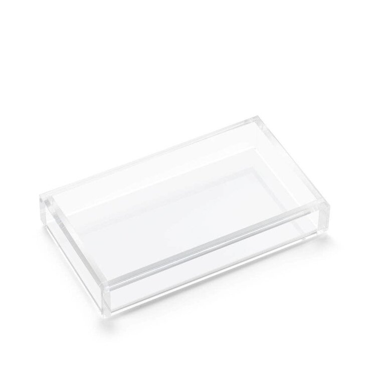 Guest Towel Acrylic Tray Clear