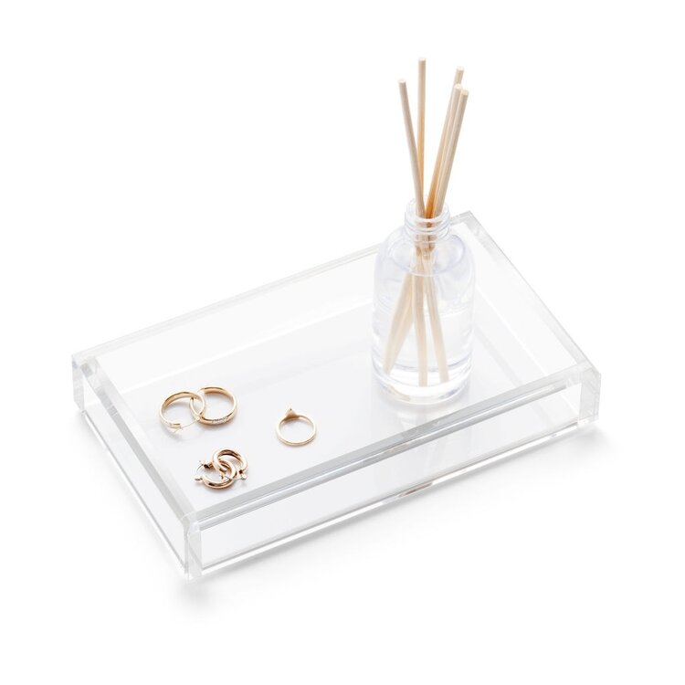 Guest Towel Acrylic Tray Clear