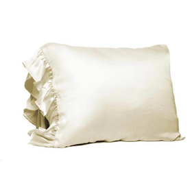 Silky Pillowcase with Ruffle
