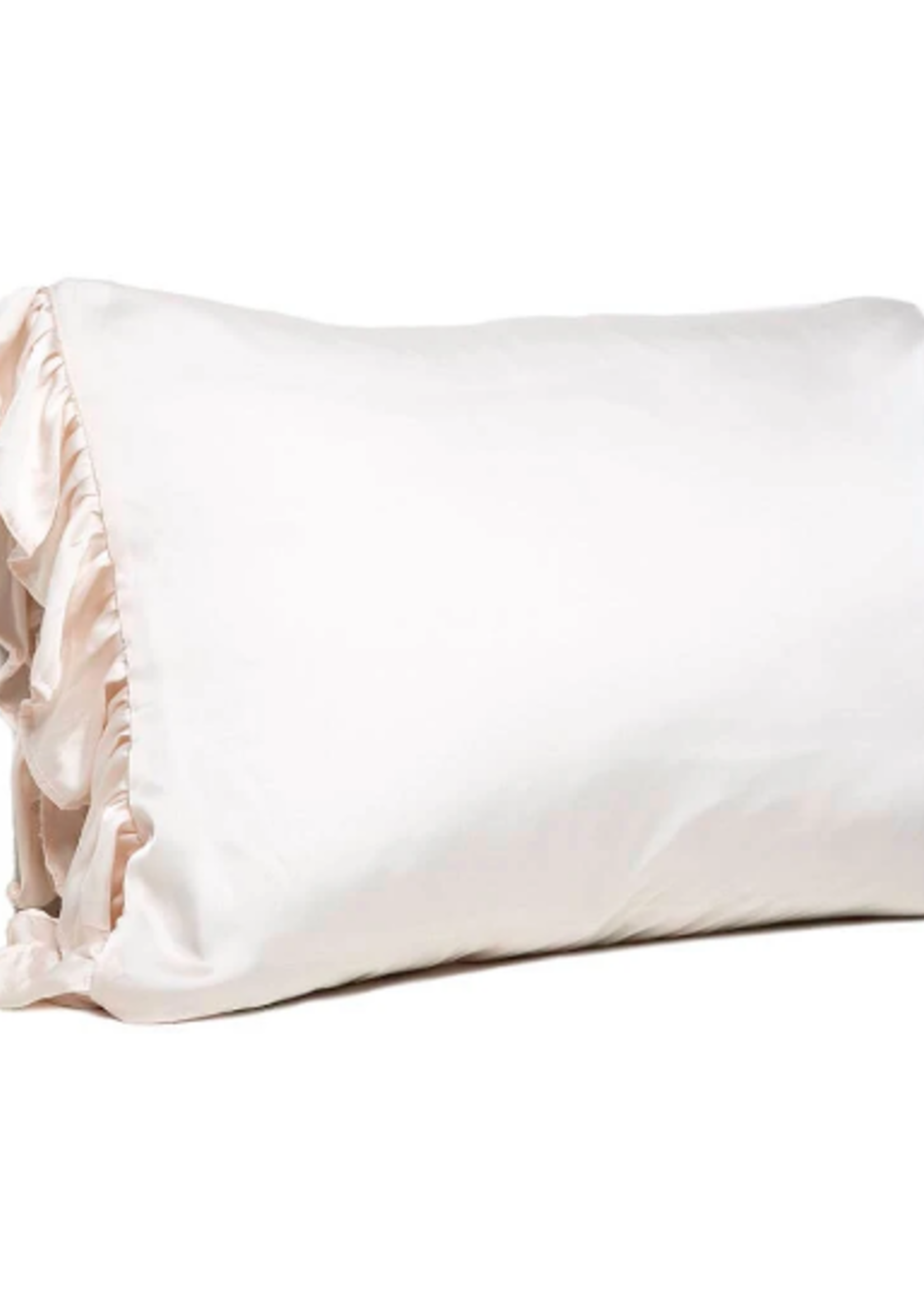 Silky Pillowcase with Ruffle