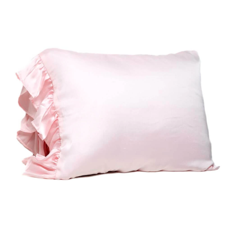 Silky Pillowcase with Ruffle