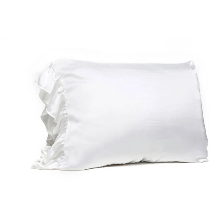 Silky Pillowcase with Ruffle