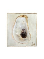3.5x4 Oyster on Wood Block Neutral