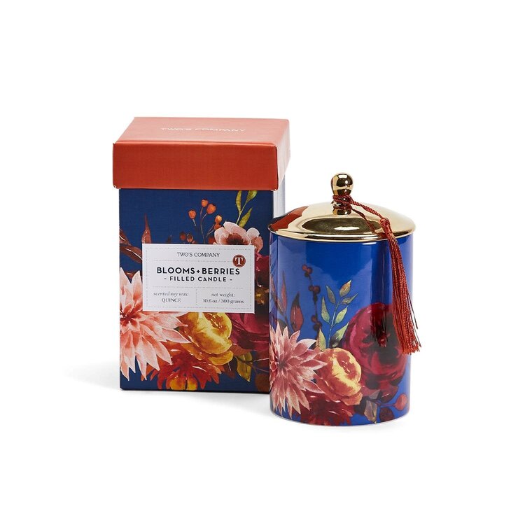 Gift Boxed Floral Candle