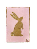 4x6 Bunny Art
