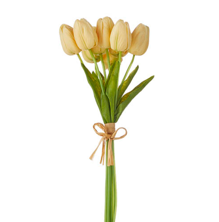 RealTouch Tulip Bundle Yellow 15"