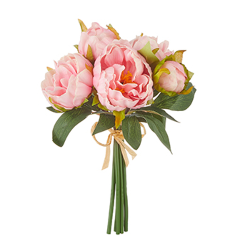 Real Touch Peony Bundle Solid Assorted