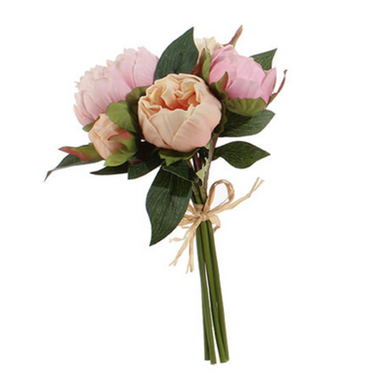 Real Touch Peony Bundle Multi Assorted