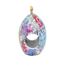 Garden Party Enamel Egg Napkin Ring