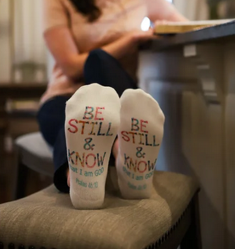 Standing on the Word Ladies Socks