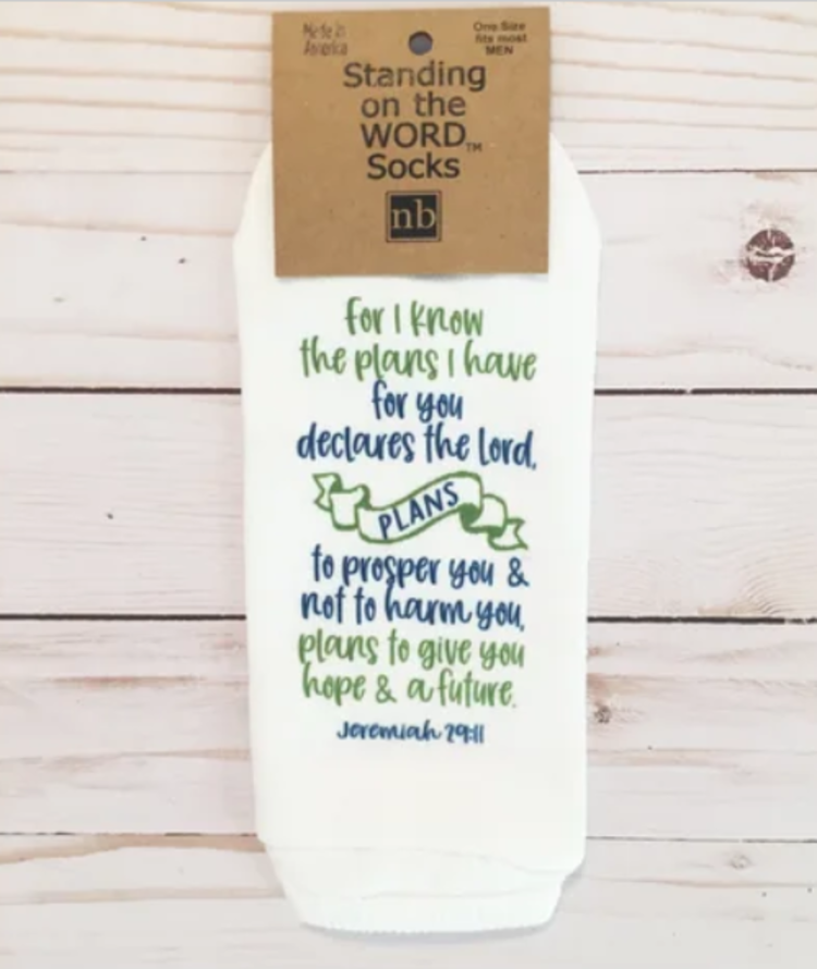 Standing on the Word Mens Socks