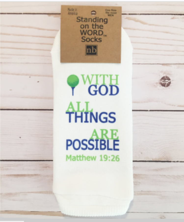 Standing on the Word Mens Socks