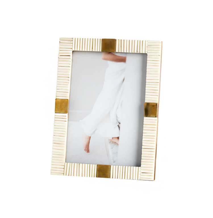 Maha Bone Brass Photo Frame