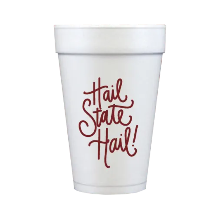 Mississippi State Foam Cups