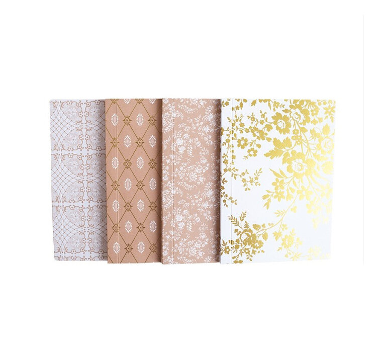 Gold Foil Notebook Set