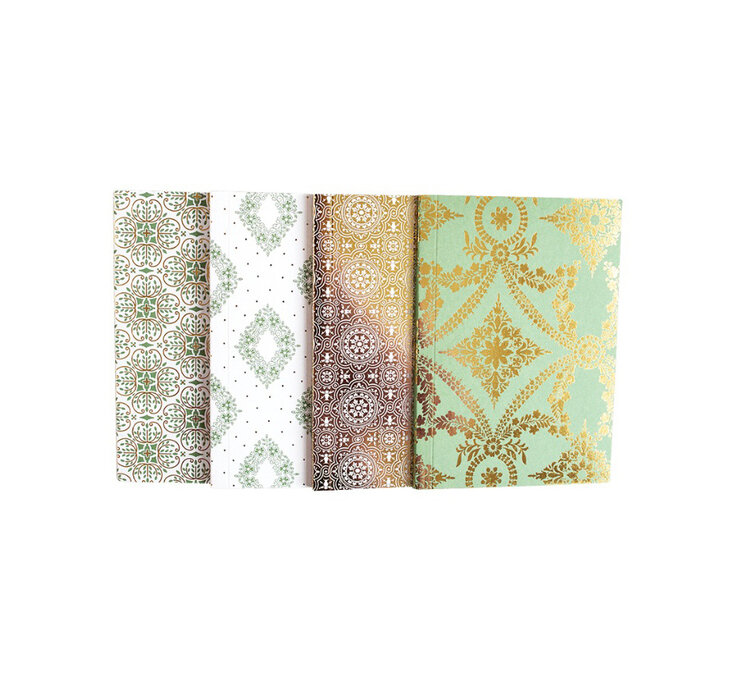 Gold Foil Notebook Set
