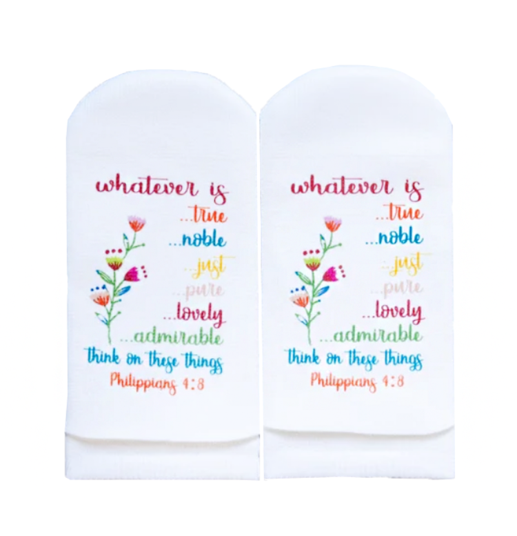 Standing on the Word Ladies Socks