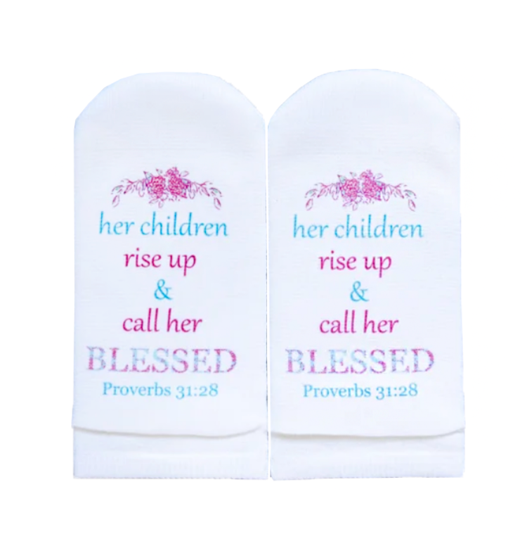 Standing on the Word Ladies Socks 2