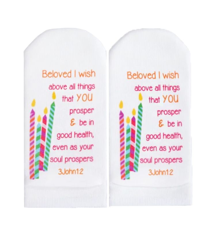 Standing on the Word Ladies Socks 2