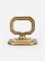 Brass Napkin Ring w/ Place Card Holder