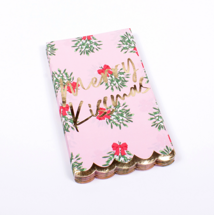 Mistletoe Kiss Paper Guest Towels