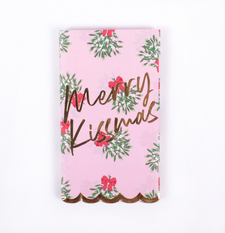 Mistletoe Kiss Paper Guest Towels