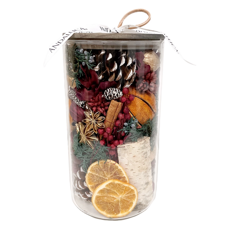 Holiday Spice Potpourri Jar