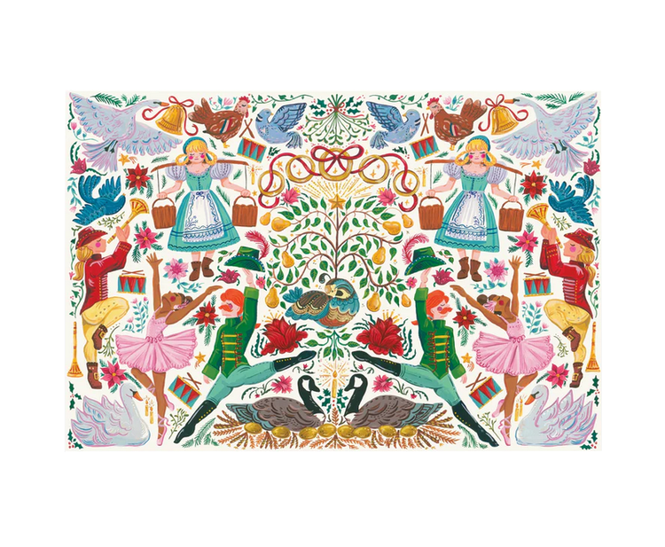 12 Days of Christmas Paper Placemats