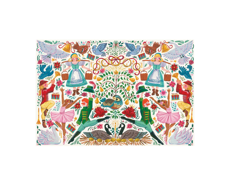 12 Days of Christmas Paper Placemats