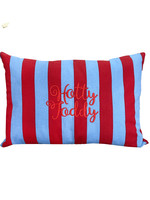 Red/blue Striped Hotty Toddy Kidney Pillow