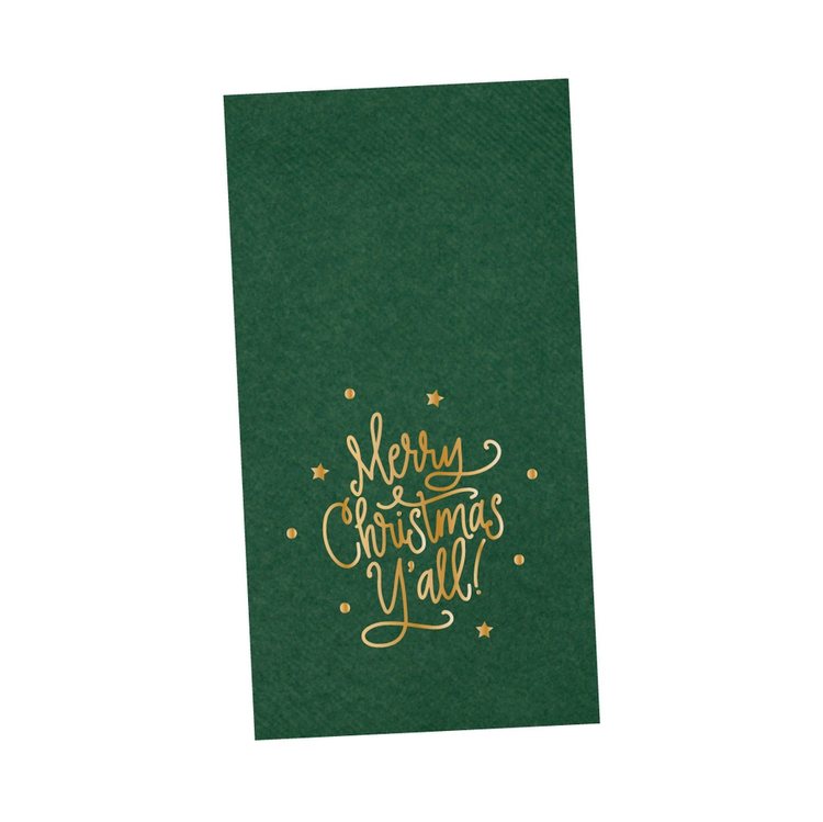 Merry Christmas Y'all Guest Towels