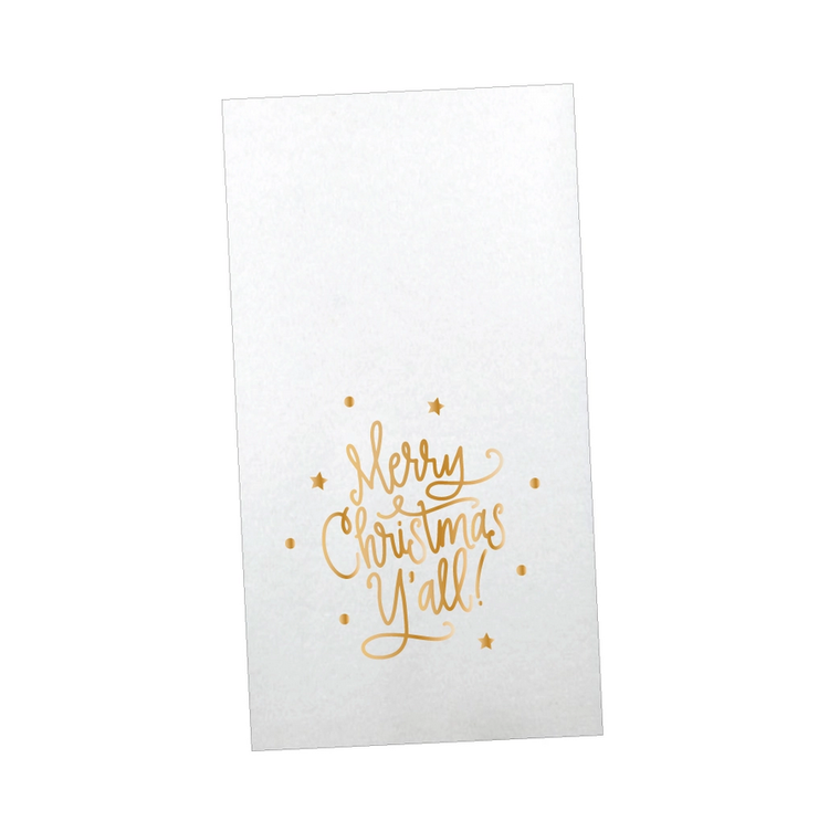 Merry Christmas Y'all Guest Towels