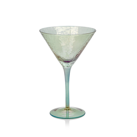 Aperitivo Martini Glass Luster Blue