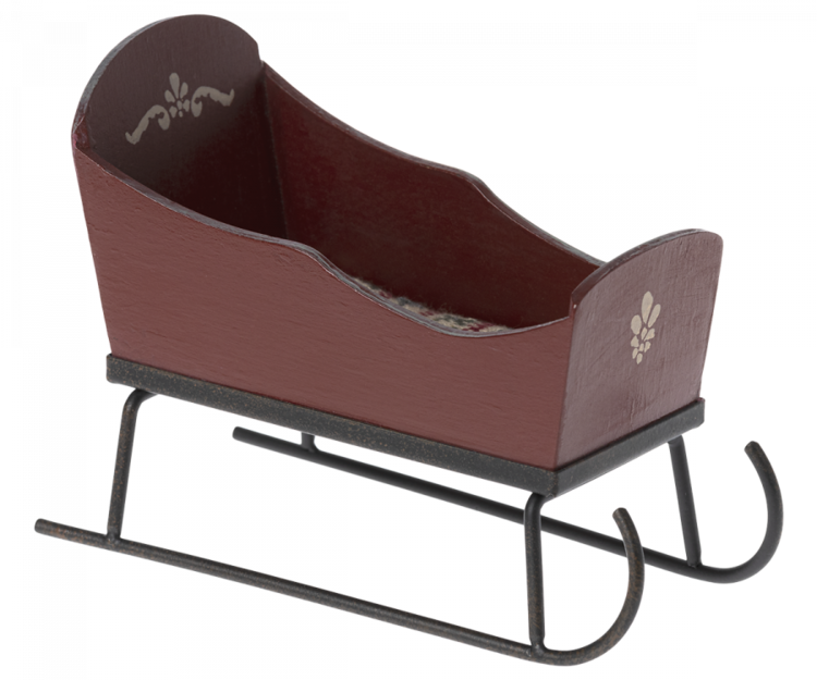 Maileg Mini Sleigh-Red