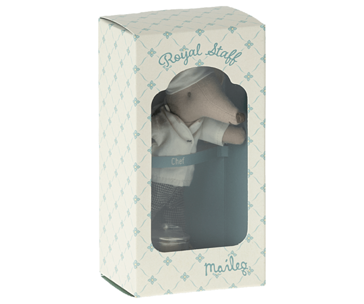 Chef Mouse w. soup pot and spoon