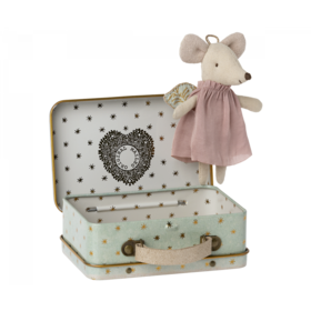 Angel Mouse in Suitcase