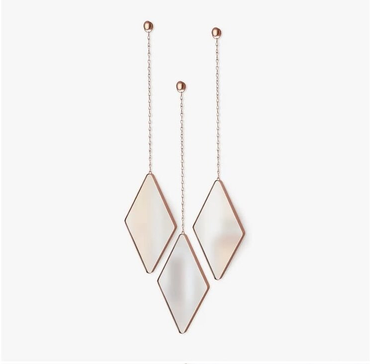 Dima Diamond Mirror Set of 3