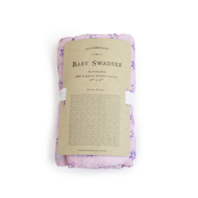 Pink Floral Swaddle
