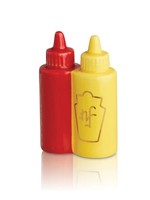 Nora Fleming Mini Ketchup & Mustard "Main Squeeze"