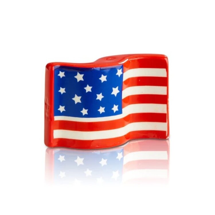 Nora Fleming Mini American Flag