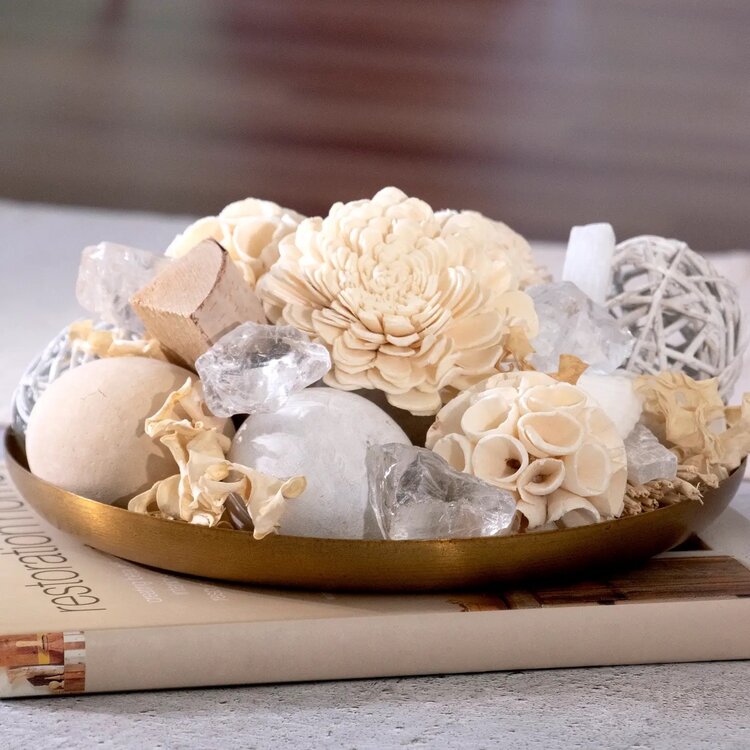 White Selenite & Sandalwood Potpourri