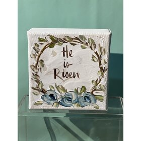 4X4 Gospel Art He is Risen