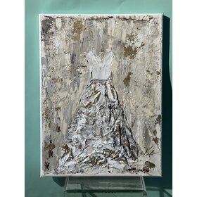 9x12 Gospel Art Golden Dress