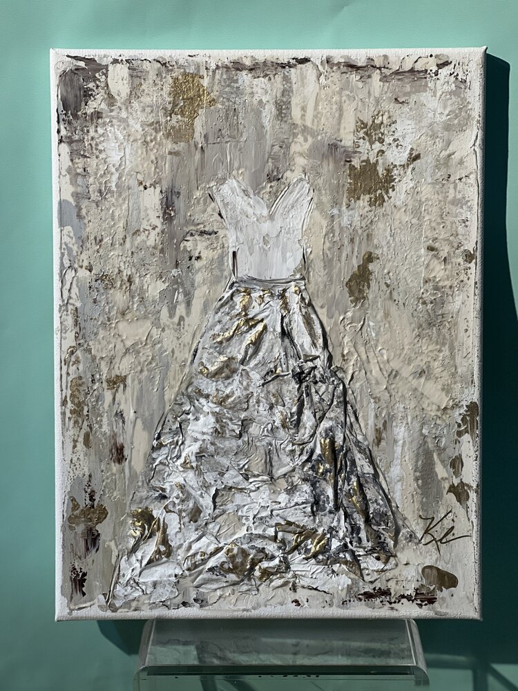 9x12 Gospel Art Golden Dress