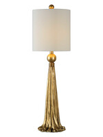 Gold Drapery Lamp