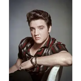 Elvis Portrait Tin Sign