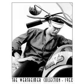 Elvis on Bike Tin Sign